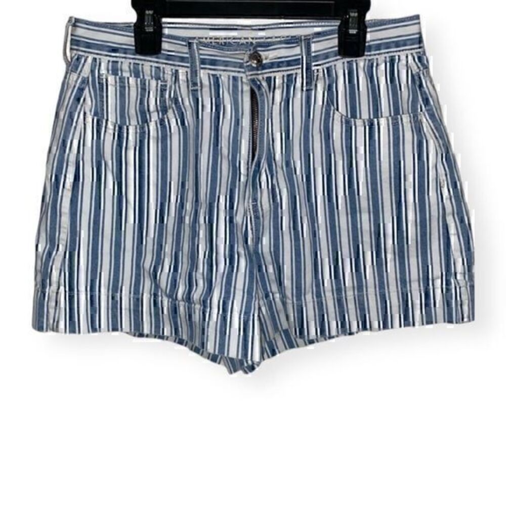 American Eagle striped high waist mom short SIZE 6